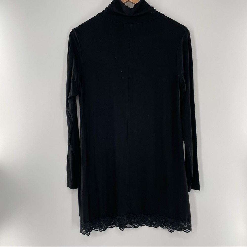 Leadingstar Women Turtleneck Loose Fit Cotton Lace Casual Dress NWT sizeS